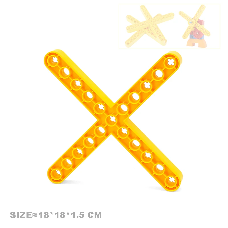 Big Building Blocks Technology Engineering Machinery Assembly Accessory Compatible Duploes 9656 45002 children Educational Toys