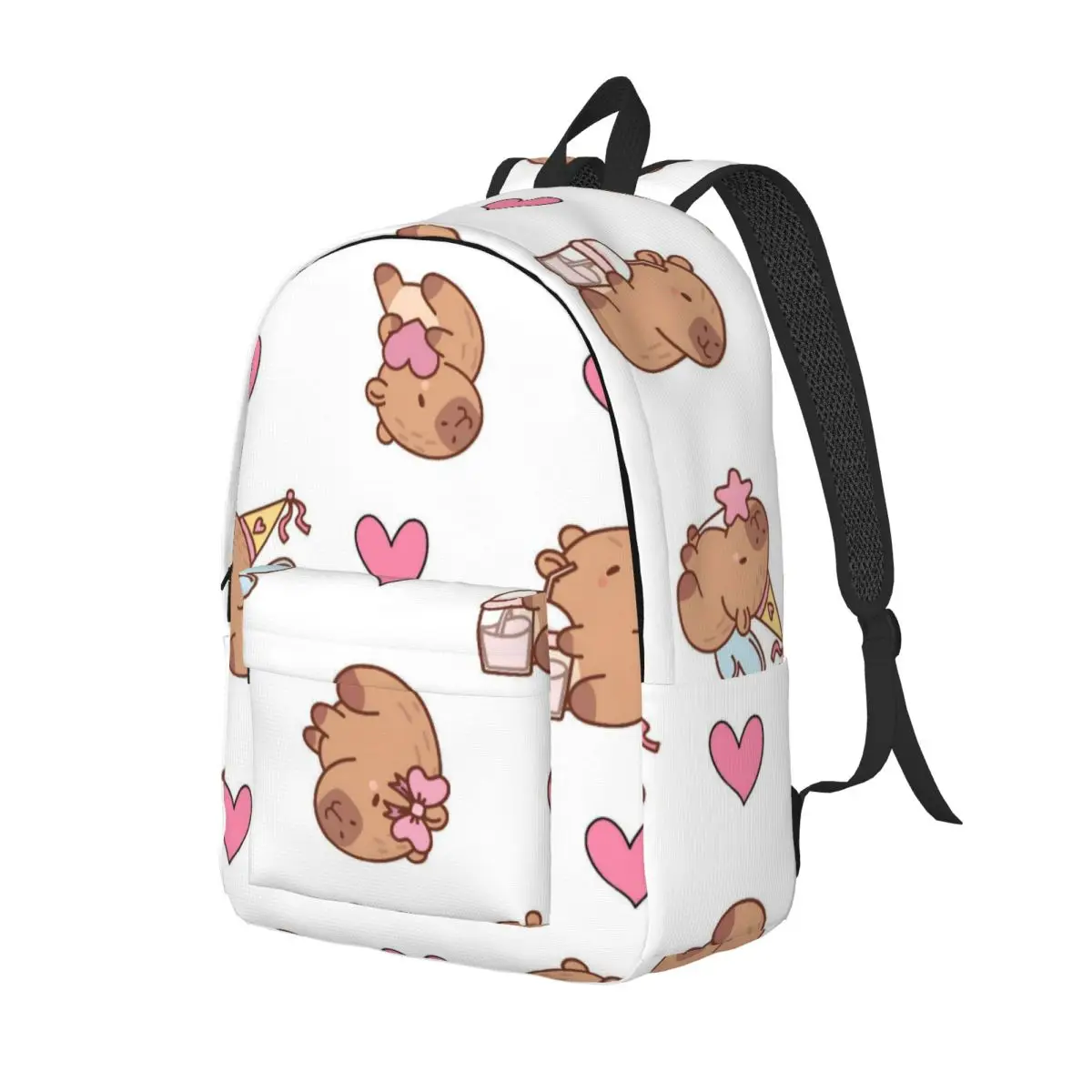Capybara Backpack Middle High College School Student Book Bags Teens Daypack Travel