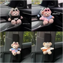 Car Seat Belt Cover Disney Duffy Anime Cartoon Cute Car Shoulder Protector Auto Air Conditioning Vent Aromatherapy Decoration