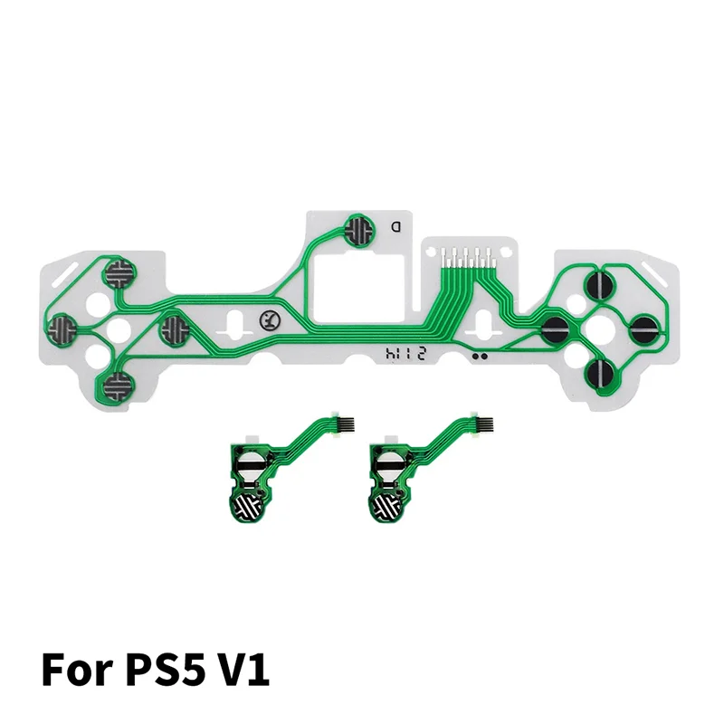 V1 V2 Conductive Film Replacement Button Ribbon Circuit Board For PS5 Controller LR ABXY D Pad