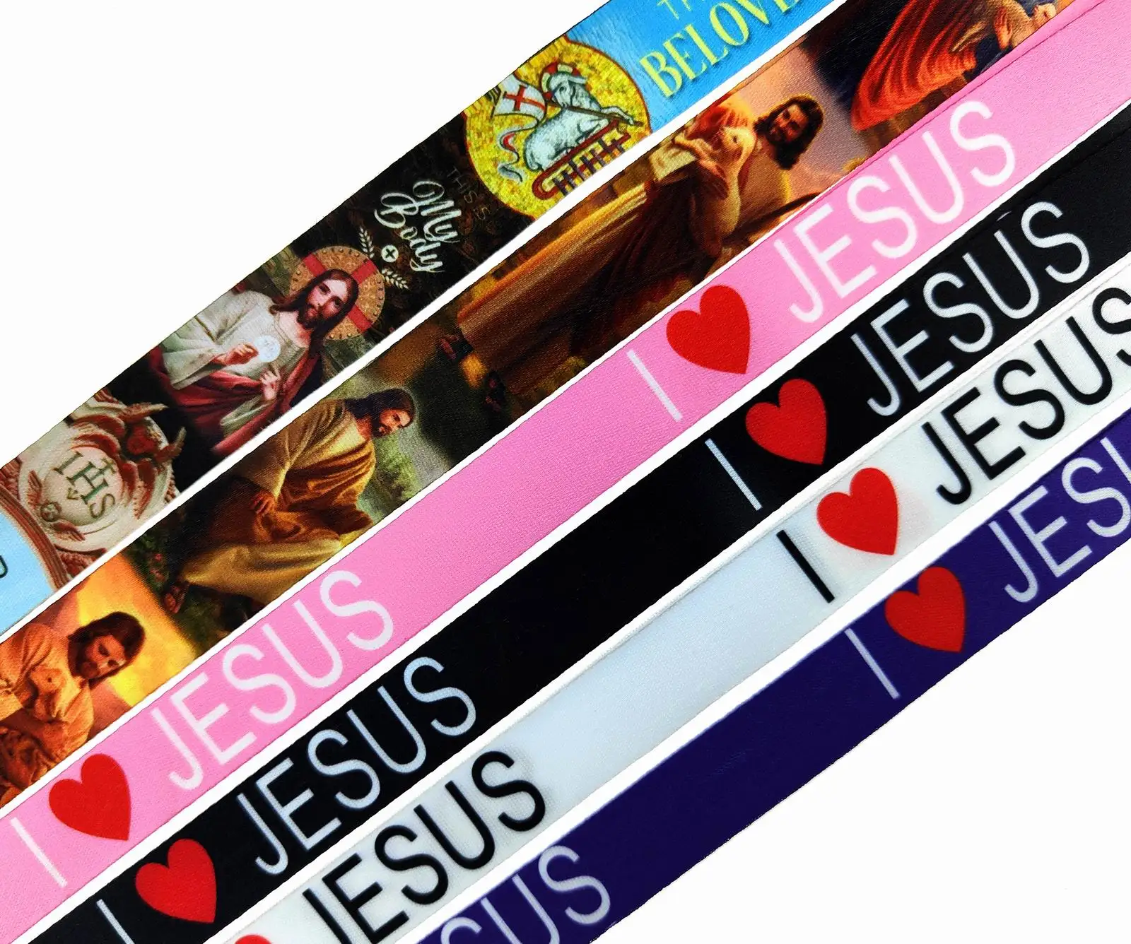 Jesus Neck Strap Lanyard For Keys ID Nurse Card Badge Holder Keychain Hang Rope Webbing Ribbon Mobile Phone Accessories