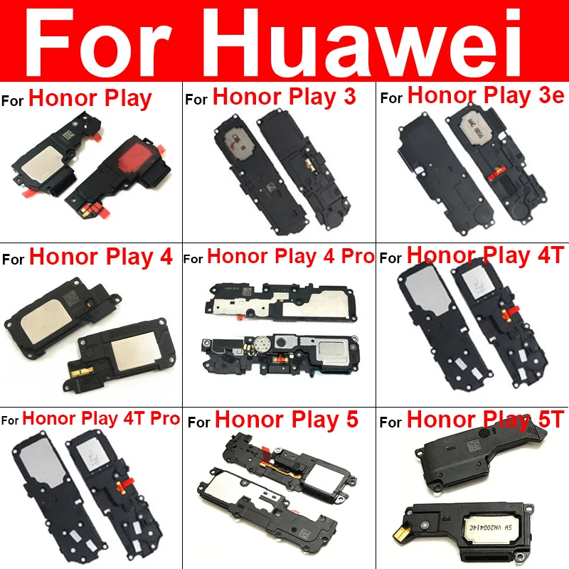 Loudspeaker For Huawei Honor Play 3 3E 4-5G 4Pro 4T 4T-Pro 5 5TPro /4 Pro- Vibrator Loud Speaker Ringer Buzzer Flex Cable Parts