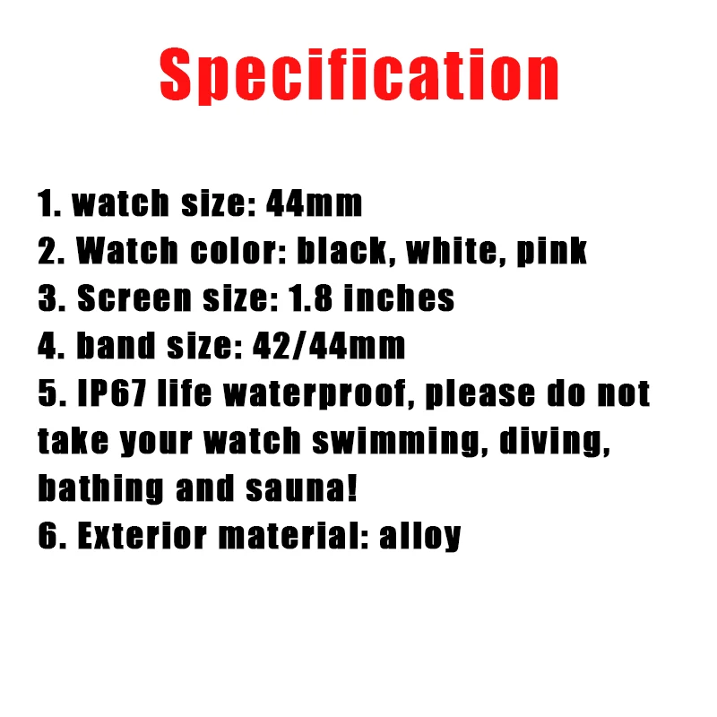 Smart Watch I8 Pro Max Sport Fitness Tracker Benutzerdefinierte Smartwatch Männer Frauen Geschenk Bluetooth Anruf Herzfrequenz Zifferblatt Armband