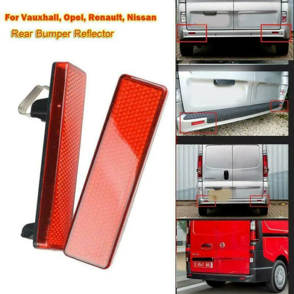 Hot  Bumper Reflector Light Brake Lamp for Renault Trafic Master for Nissan Primastar for Opel Vauxhall
