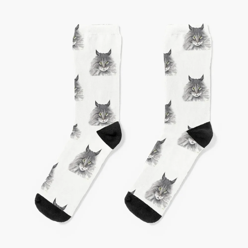 

Maine Coon Funny Faces - Orion Socks Run fashionable winter crazy Socks Ladies Men's