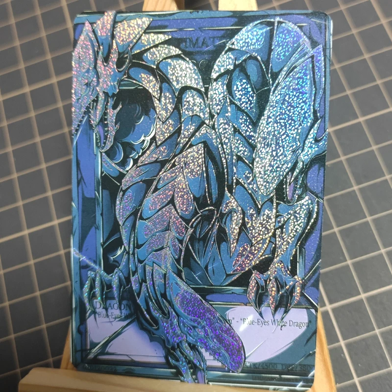 Diy 6pcs/set Yu-gi-oh!  Slifer The Sky Dragon Self-made Card Gilding Flash Cards The Folded Light Sparkles. Starlight Flashes