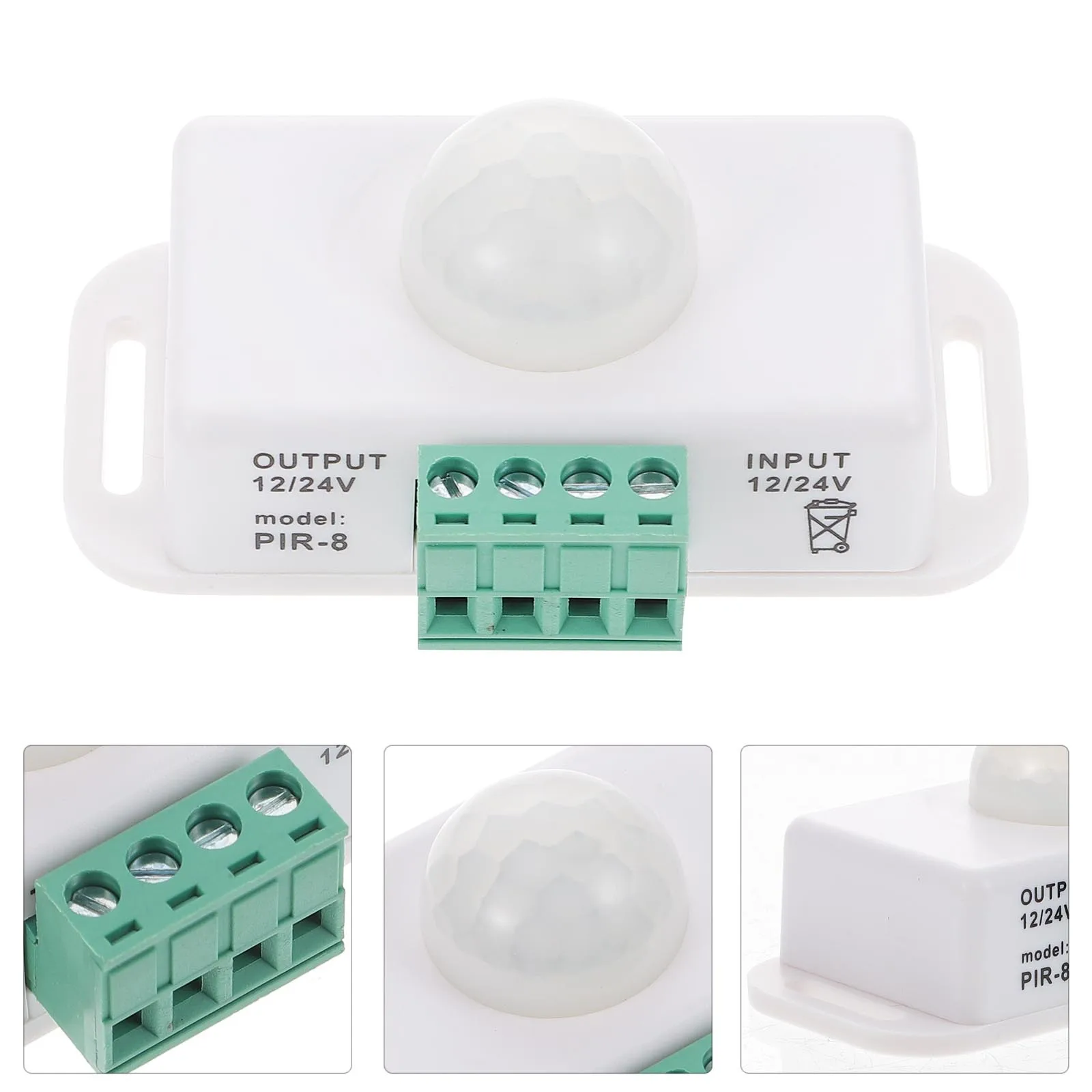 وحدة تحكم بمستشعر الأشعة تحت الحمراء، شرائط LED، كشف حركة Pir، ثبات قوي، هيكل بسيط، استبدال وحدة تحكم بمستشعر LED #2