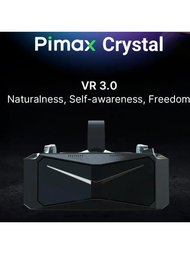 오리지널 Pimax 크리스탈 VR 헤드셋, 가상 현실 메타버스 및 스팀 VR 게임, 올인원, 12K QLED 디스플레이, 눈 추적, 6Dof