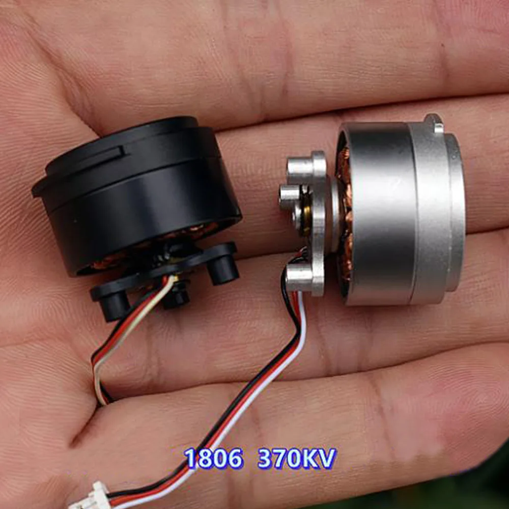 DC 12V Micro 1806 Brushless Motor Hollow Shaft 23MM Small Motor NdFeB Strong Magnetic BLDC Micro Motor 370KV for Handheld Camera