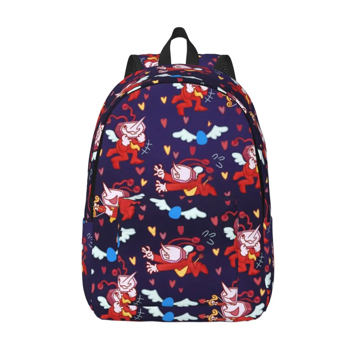 

Tenna Deltarune Game It's TV Time Fashion Backpack with Pocket High School Business Daypack for Men Women Laptop Shoulder Bag