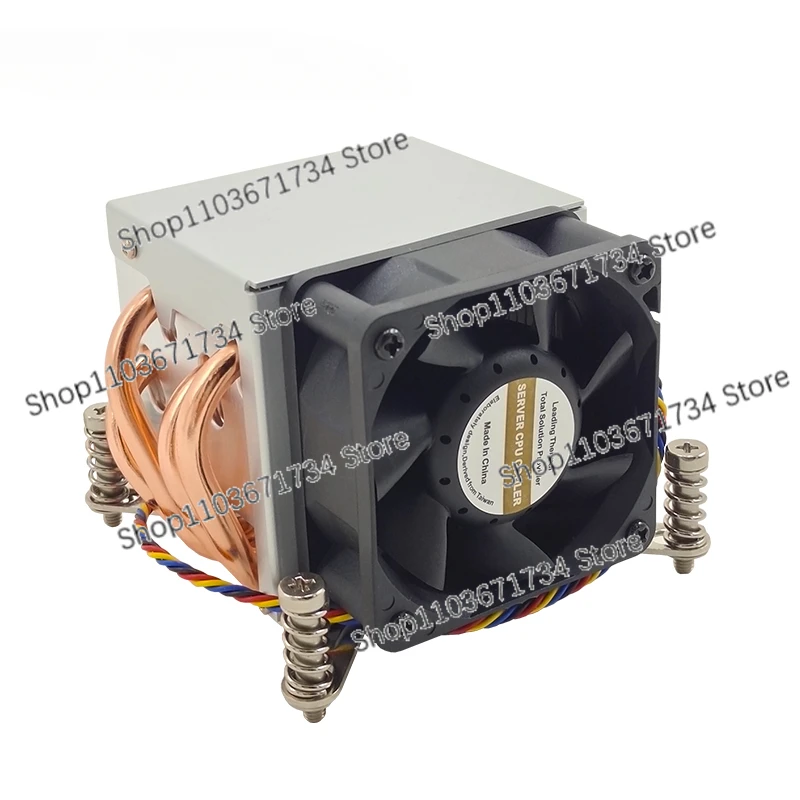 2U Lga2011 Radiator with 4 Copper Pipes ,aluminum Alloy Heatsink,2u Server Cooler