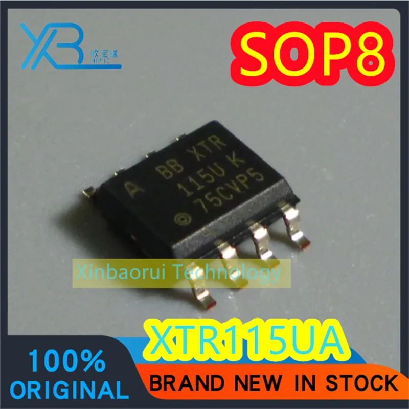 

(5/30pieces) XTR115UA XTR115U XTR115UK SOP-8 4-20mA transmitter IC chip 100% brand new authentic order and send immediately