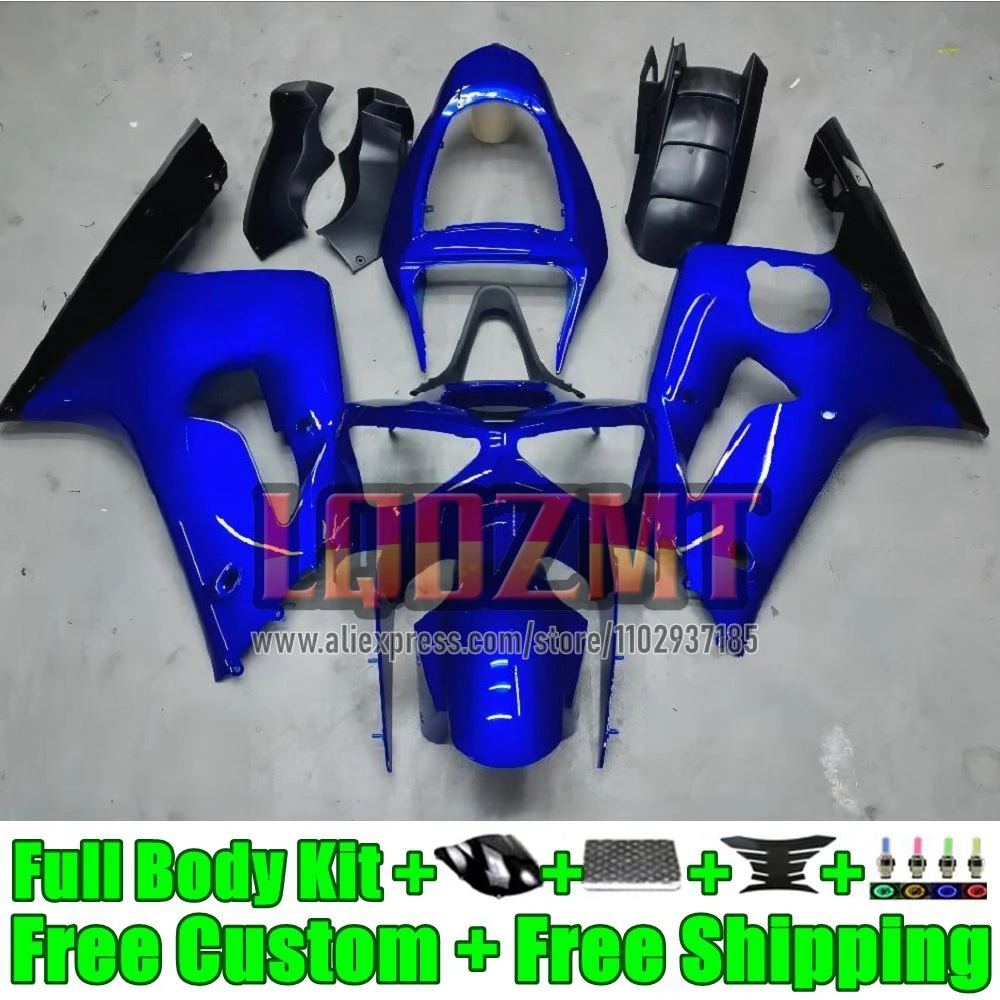 Stock blue Injection Body For KAWASAKI NINJA ZX-636 ZX-6R 37No.11 ZX 6R 636 6 R 600CC ZX636 ZX6R 2003 2004 ZX600 03 04 Fairing