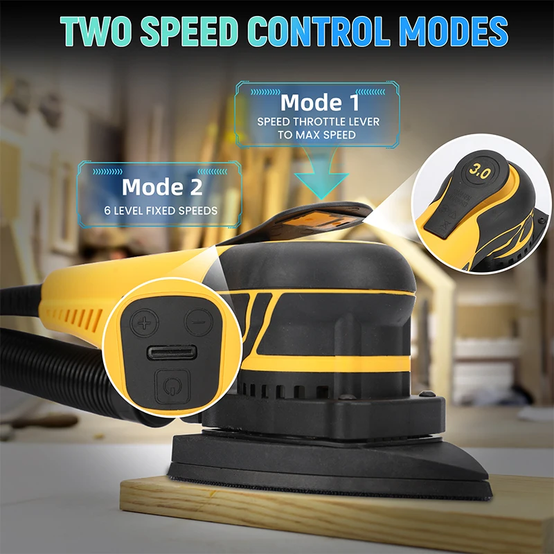 from Poland Triangular Sanding Machine Brushless Motor Metal Drywall Orbital Grinder Woodworking Oscillating Polishing Machine