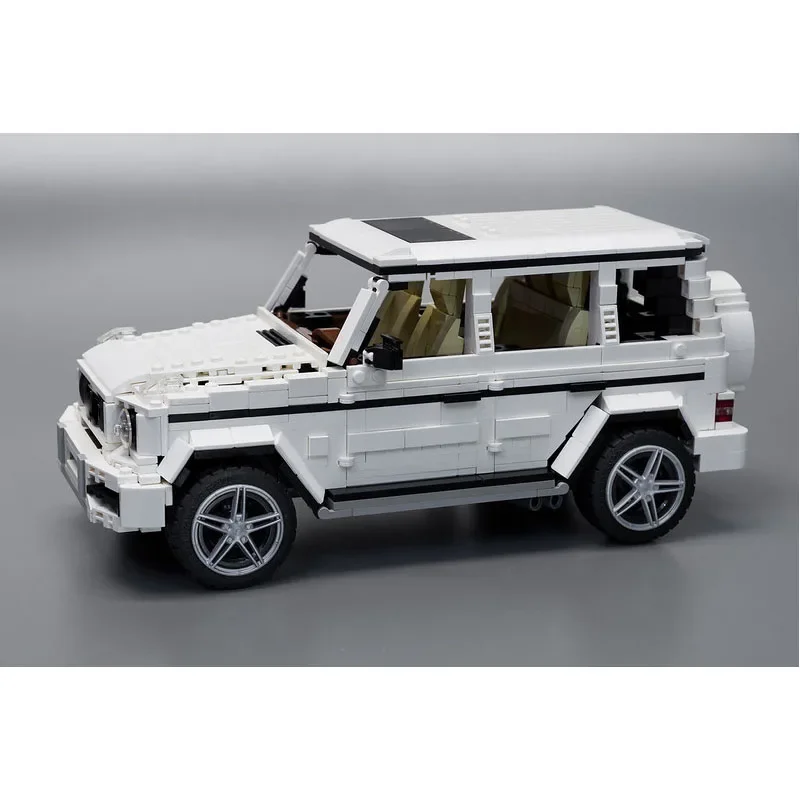 大人と子供のための高性能ビルディングブロック,g63,ロードスター,1:16アセンブリパーツ,誕生日おもちゃ,MOC-44956,1437