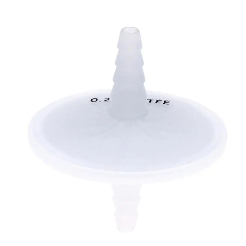 1pc Lab Biological Culture 50mm 0.22um Disposable Air Filter Aseptic Air Respiratory Filter With Hydrophobic Membrane