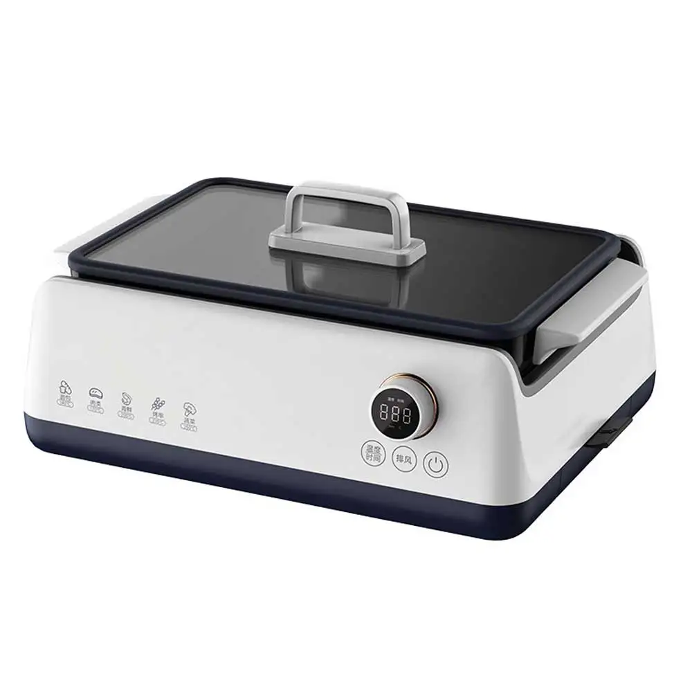 Multifunctional Electric Griddle Plate Parrilla Household Smokeless Barbecue Grill