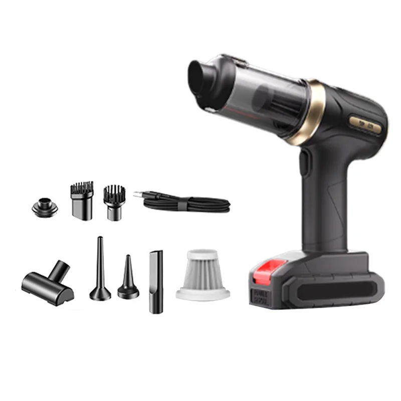 WON سيارة مكنسة كهربائية منزلية مكنسة كهربائية قوية المحمولة اللاسلكي فراغ 21000PA نظافة المنزلية مجفف شعر صغير