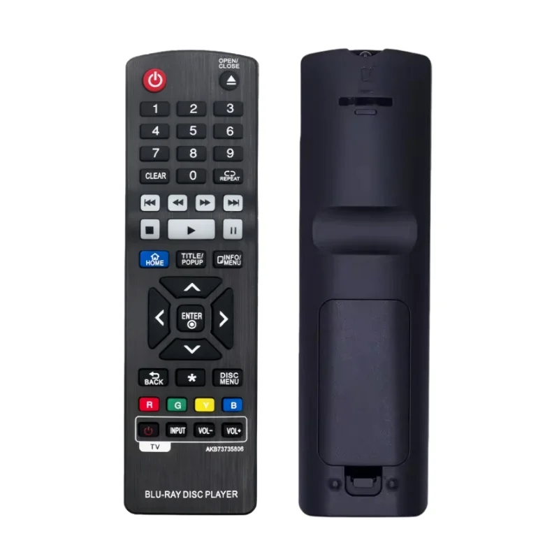 Remote Control AKB73735806 for Blu-ray Players, compatible with UBK90, BP330, BP430, BP430N, BP530, BP540, BPM54, BP735, BP735B,