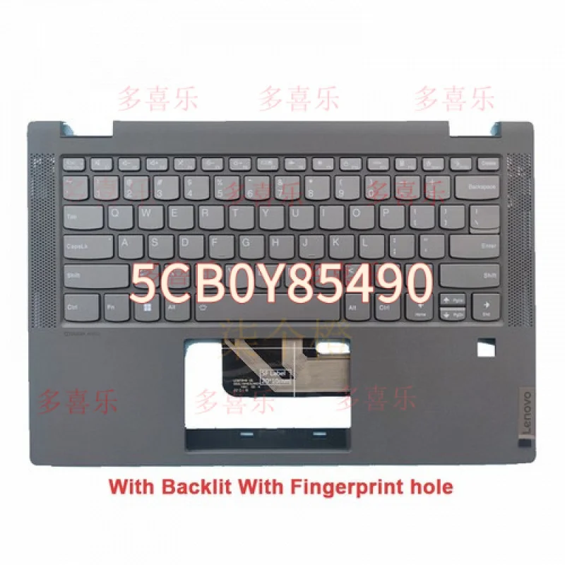 

RR New For Lenovo Flex 5-14IIL05 ARE05 ITL05 Palmrest 5CB0Y85490 Backlit Keyboard