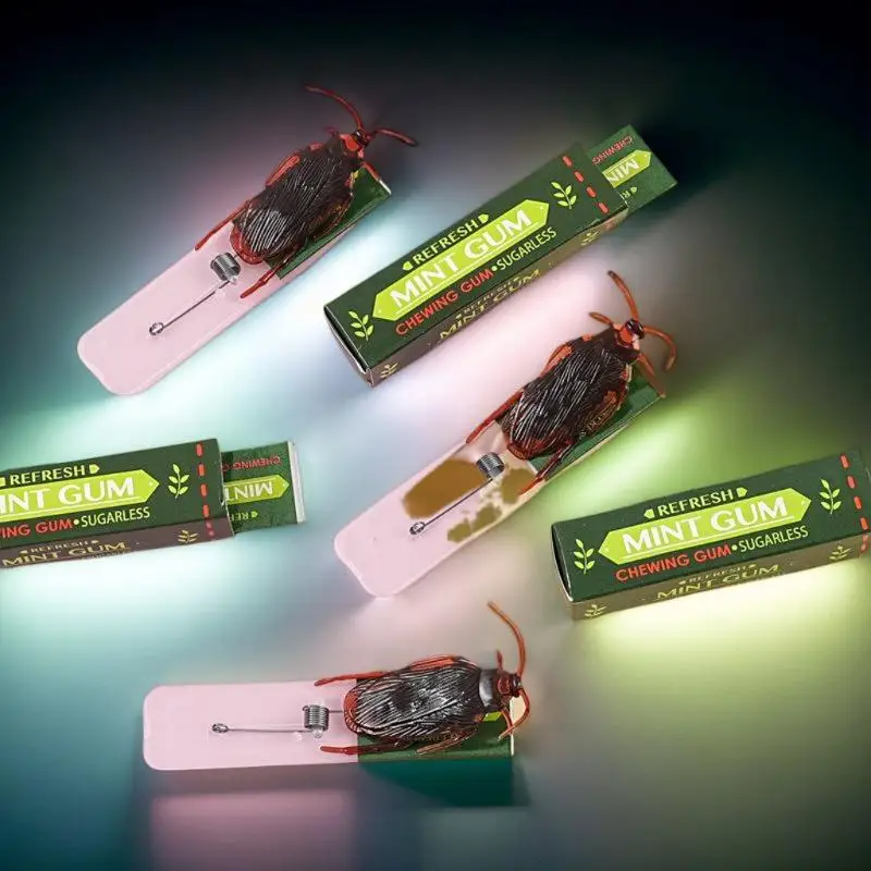 4월 1일 만우절 껌 장난감 - 모조 바퀴벌레 특징 - 재미있고 독특함