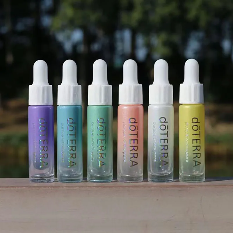 10ml Glass Perfume Bottle Empty Glass Essential Oils Dropper Bottle Thick Glass Bottle Roller Bottle For Aromatherapy 6Pcs