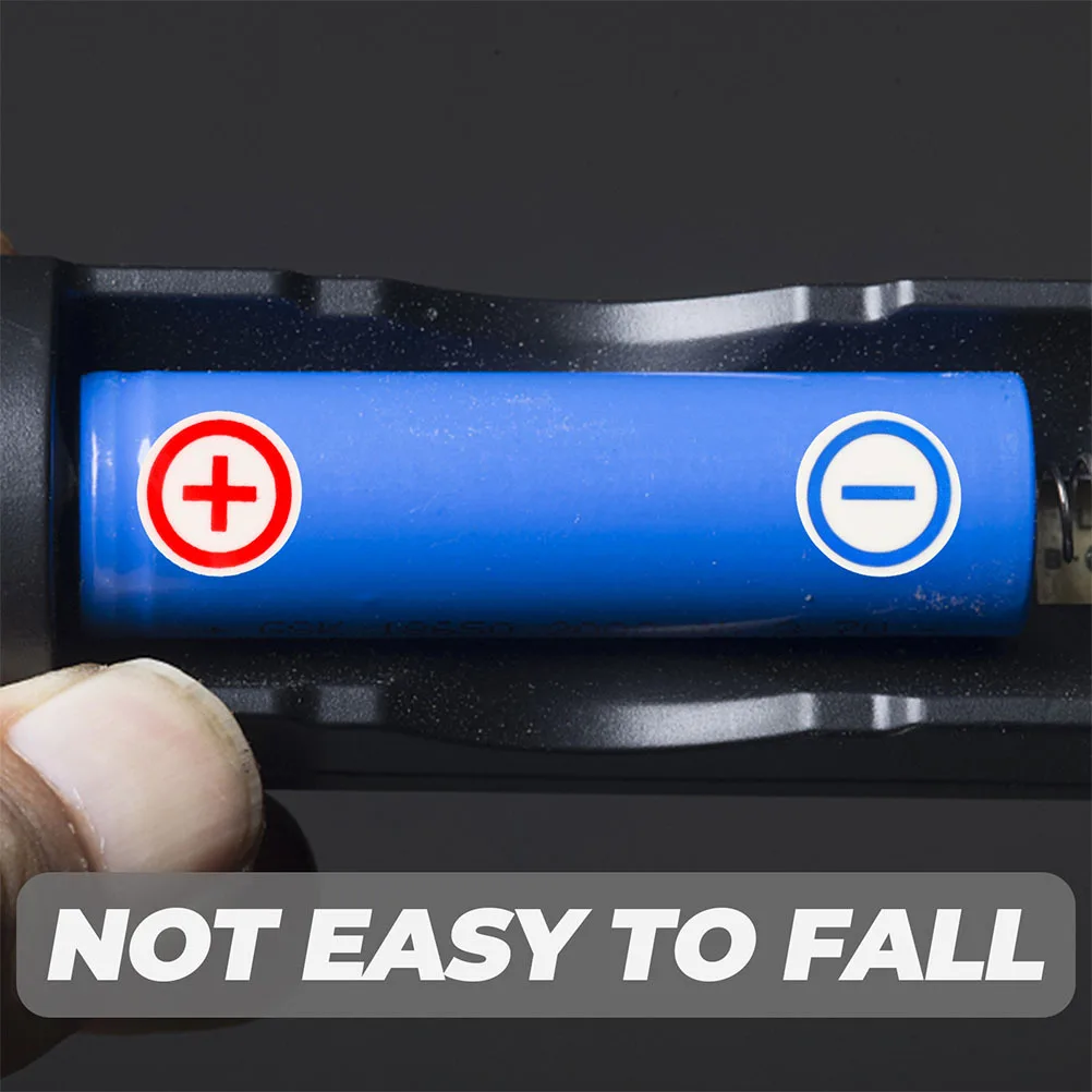 Durable PVC Polarity Stickers 4 Sheets Red Blue for Marking Electrical Components and Preventing Connection Errors