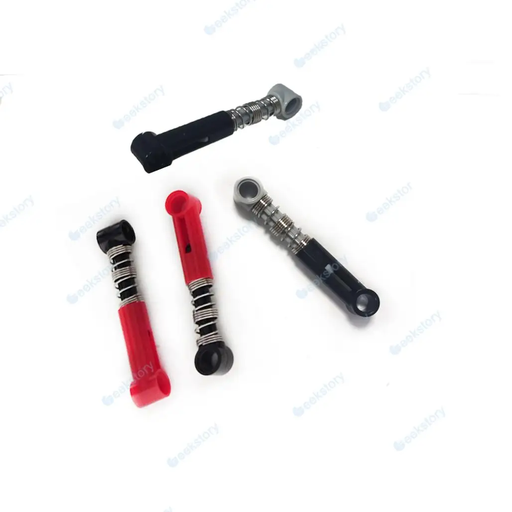 MOC 4 SZT./8 SZT. Miękka/Twarda Sprężyna Amortyzator Wahacza Sprężyna Zawieszenia Technologia Klocki Konstrukcyjne Części 76537 731c04 DIY Zabawka Cegiełki