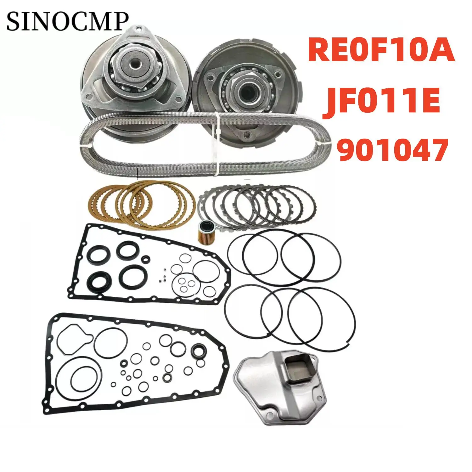 

JF011E RE0F10A Комплект для восстановления коробки передач 30T и ремень цепи для Nissan Altima Maxima Murano Quest 03-UP Caliber 07-12
