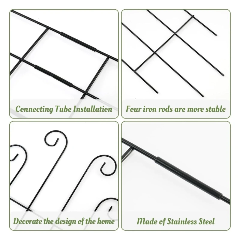 

2 лота тяжелого типа поддержки садовых растений для вертикального роста горшечных цветов