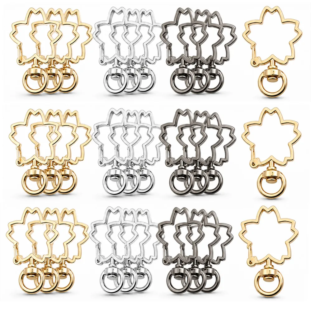 5/100Pcs Wholesale Snap Hook Trigger Clips Buckles For Keychain Lobster Lobster Clasp Hooks for Necklace Key Ring Clasp Jewelry
