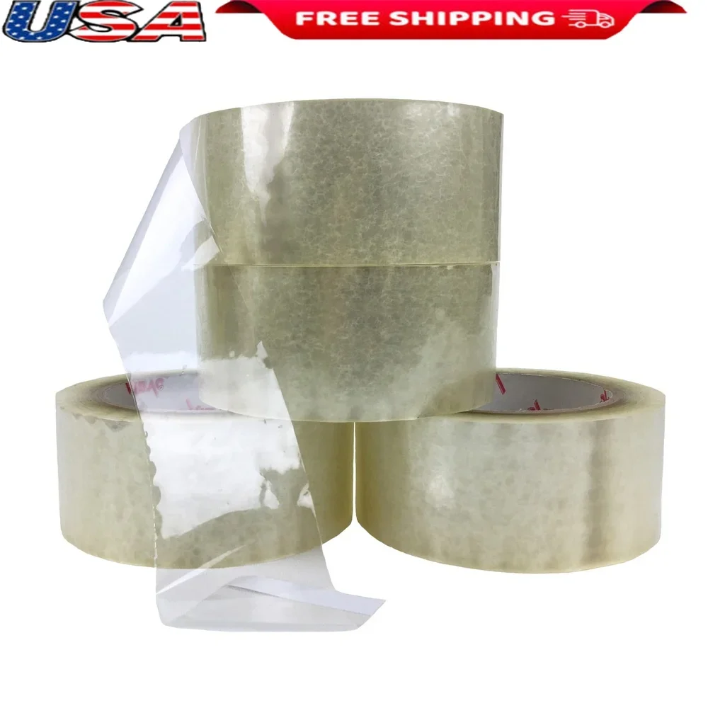 

Wholesale Clear Acrylic Packing Tape 2 Inch 110 Yards 36 Rolls Strong Adhesive Shipping Storage Bundling Industrial Use