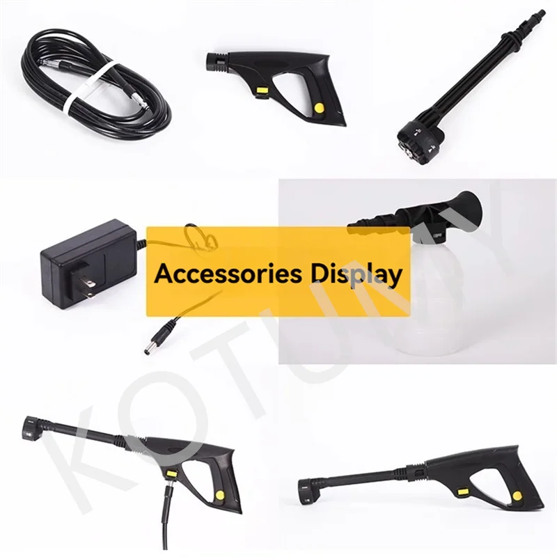 New Foldable Multi-functional Wireless Car Washing Machine Portable 13L Large Capacity and High-pressure Water Gun