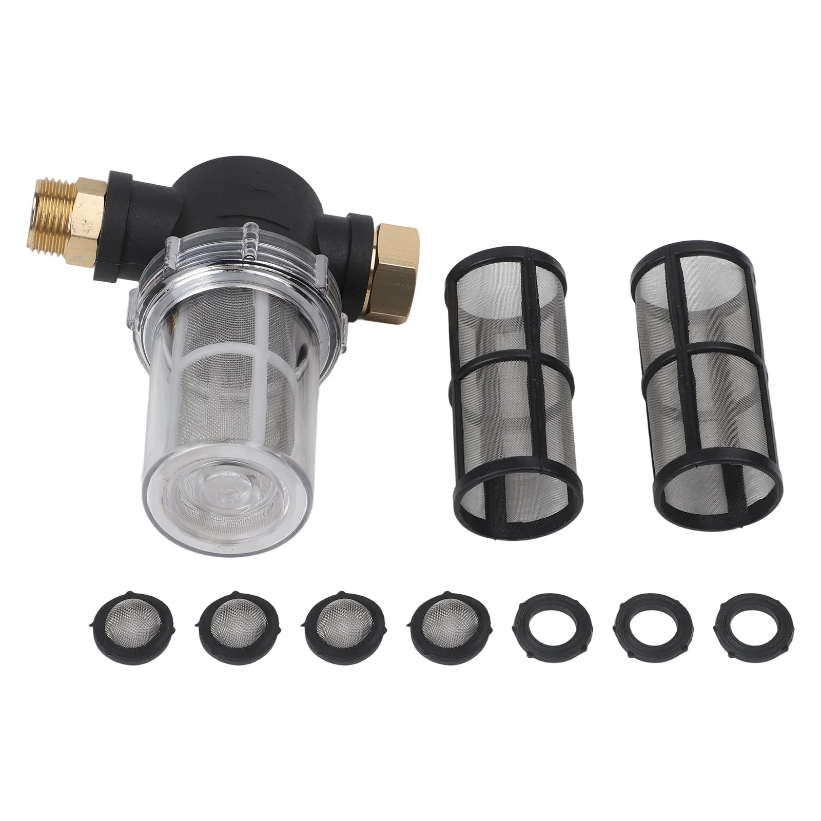 

Автомобильная мойка высокого давления, передний фильтр, садовый шланг, металлический фильтр, фильтр для крана, 3/4 дюйма, автомойка, орошение сада