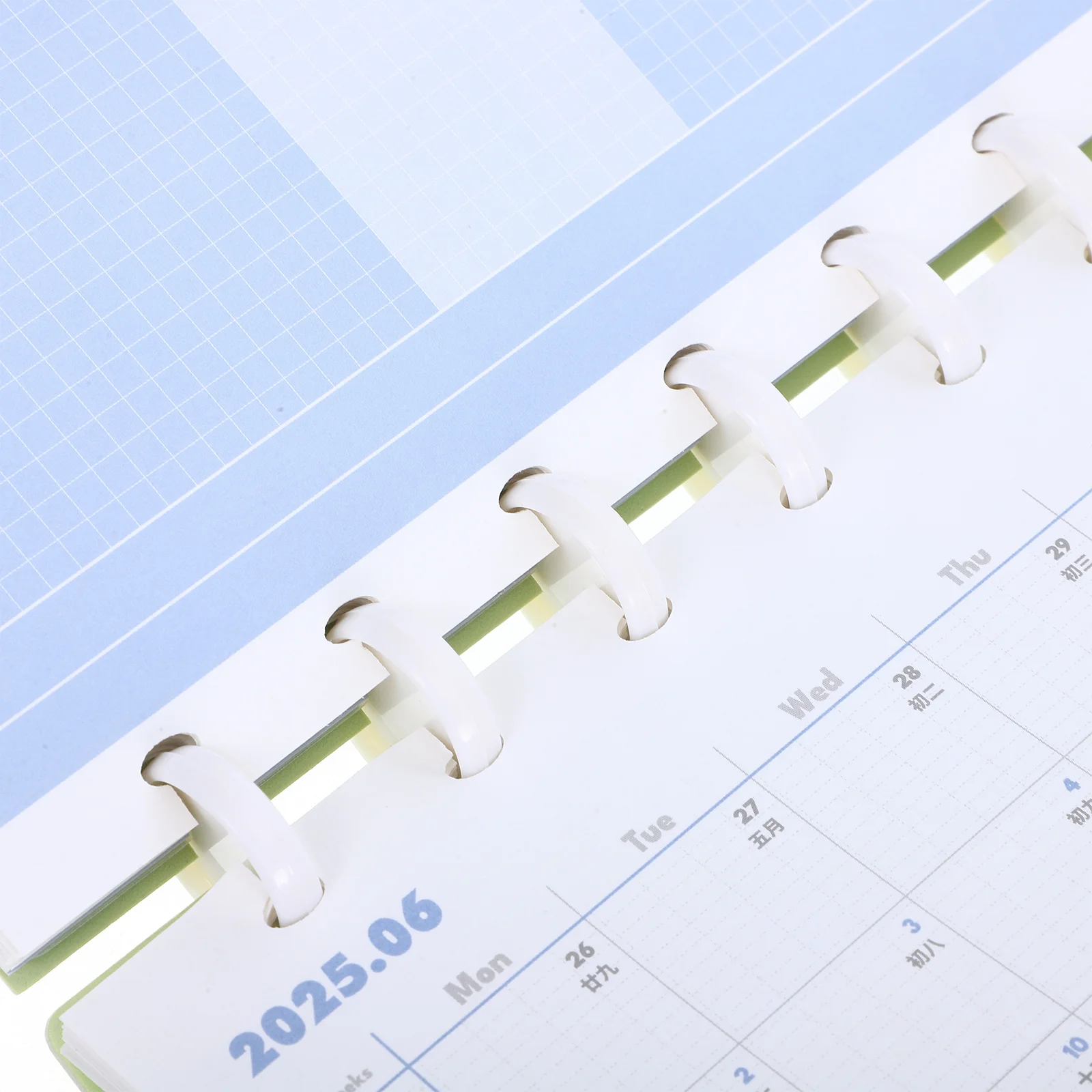 Calendario da tavolo 2025 Mensile Flip Office Home Standing Desktop Pianificazione quotidiana Estetica portatile Decorativa Design unico