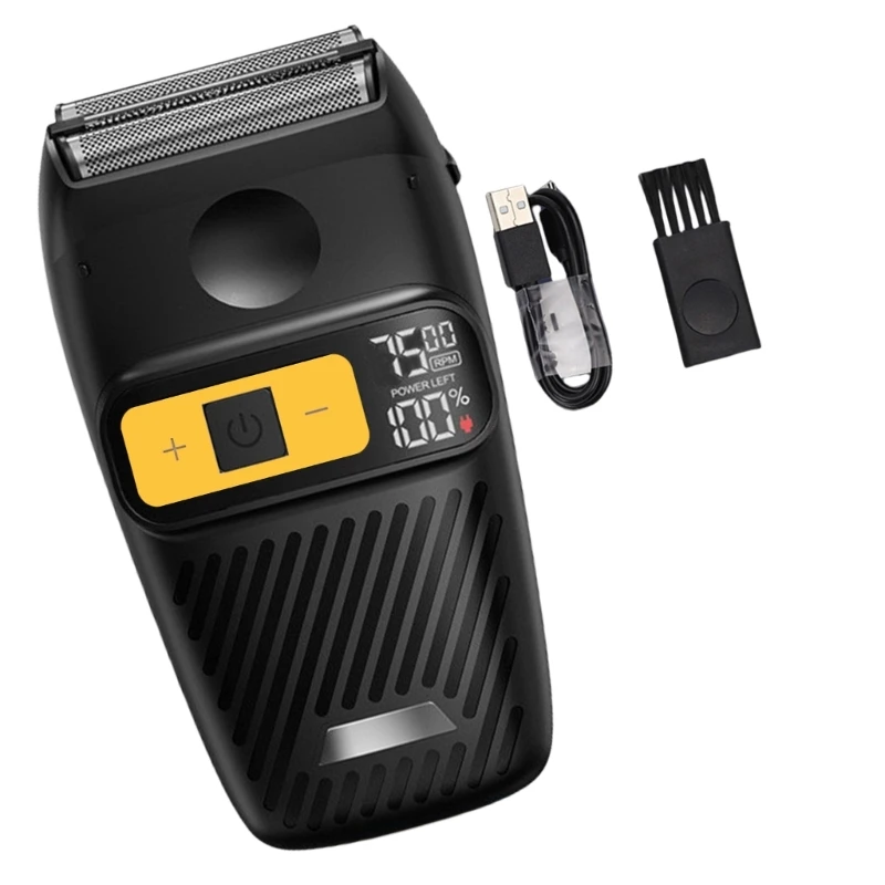 مريحة شاشة الكريستال السائل جهاز الاستمالة ماكينة حلاقة كهربائية صغيرة قابلة للشحن ماكينة حلاقة اللحية الكهربائية الحلاقة