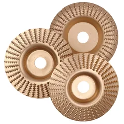 3Combo Wood Grinding Wheel Angle Grinder Disc Arc/Flat/Bevel Wood Polishing Wheel Rotary Shaping Carving Sanding Abrasive Tool