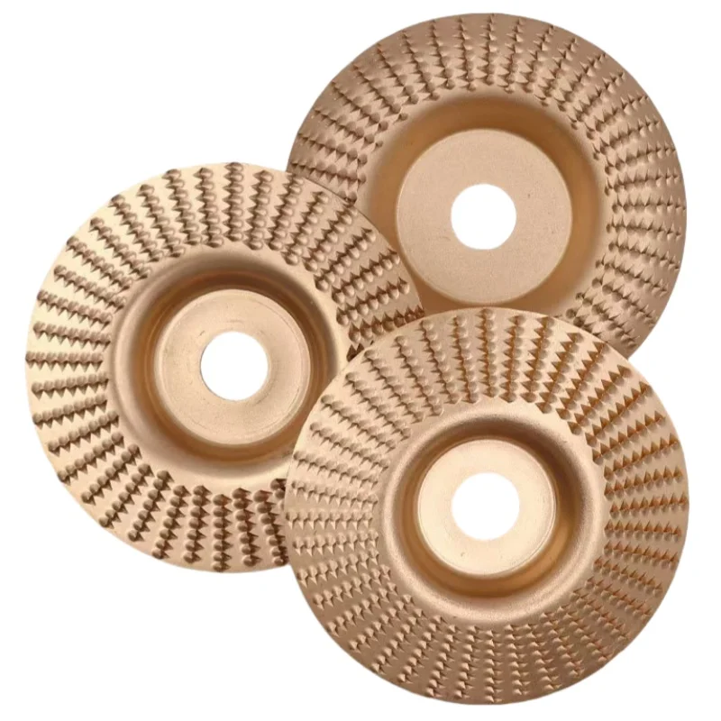 3Combo Wood Grinding Wheel Angle Grinder Disc Arc/Flat/Bevel Wood Polishing Wheel Rotary Shaping Carving Sanding Abrasive Tool