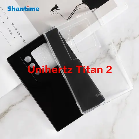 Custodia per Unihertz Titan 2 Custodia protettiva in gomma antiurto TPU flessibile