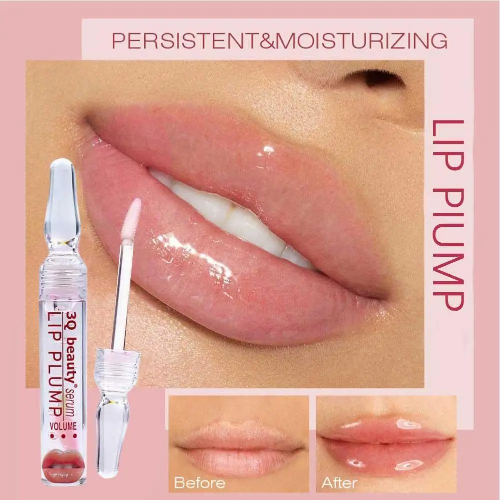 Women Lip Plump Serum Increase Lip Elasticity Reduce Fine Lines Instant Volumising Essential Oil Repair Nourish Sexy Lip Care