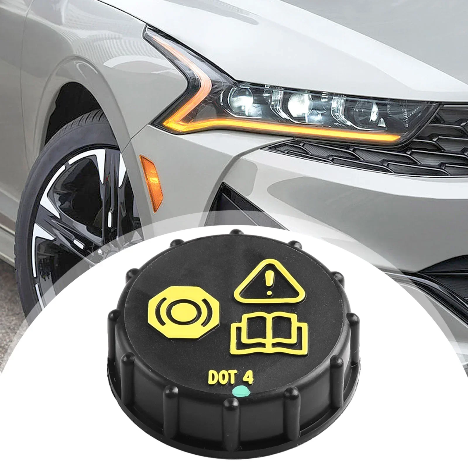 

Exterior Accessories 1pc Car Brake Fluid Reservoir Cap Tank Cover For Ford Focus MK2 MK3 2005-2014 Mk4 ABS Automobiles Durable