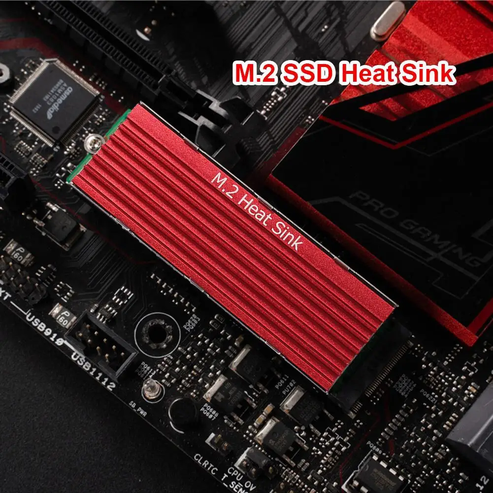 

NVME NGFF M.2 2280 SSD Жесткий диск M.2 SSD Радиатор Радиатор Термальная охлаждающая подставка Жесткий диск Алюминиевый радиатор