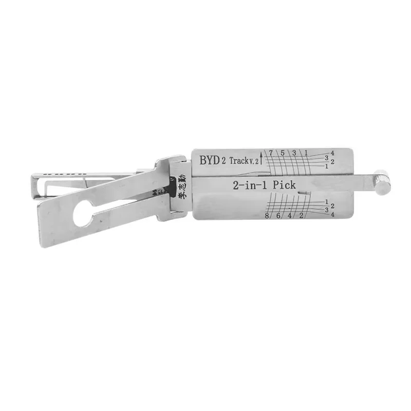 Original Lishi BYD2 2-in-1 Schlossöffner-Decoder für Zündung und Autotüröffnung für BYD Qin PLUS, Song PLUS, Yuan, Song, Tang Vertical Millin – Detail 5