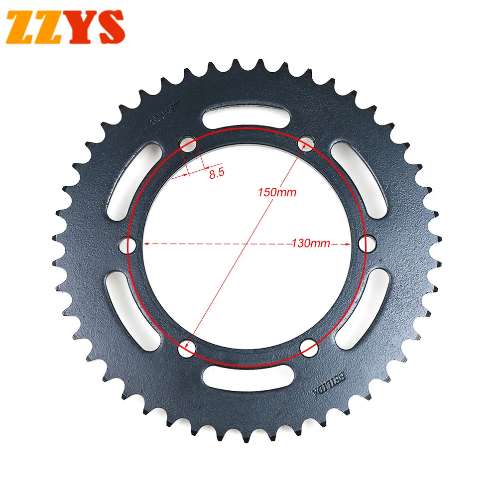 

520-47T 520 47T 47 Tooth Rear Sprocket Gear Wheels Cam For Yamaha Off Road WR250 WR250X WR 250 WR250R 2008-2020 2017 2018 2019