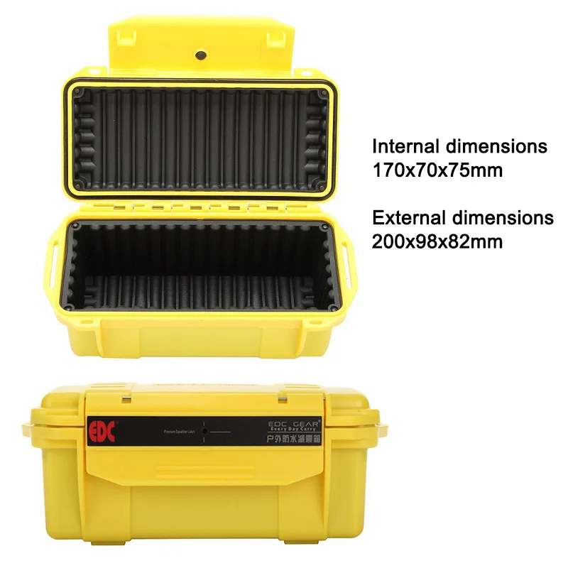 ABS Ammo Box Hunting Safety Bullet Storage Safe Pouch Ammo Can Outdoor Lightweight Ammo Accessory Crate Waterproof Shockproof