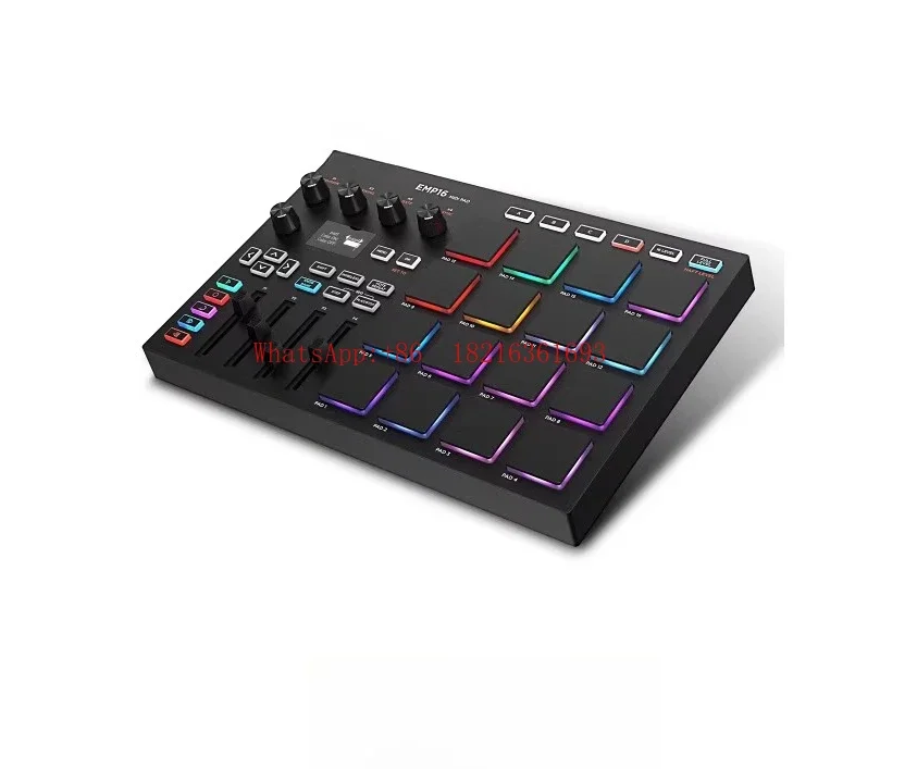 2026GOOD EMP-16 Electronic Sound Percussion Pad Portable Bluetooth Midi Keyboard Electronic Music Arrangement