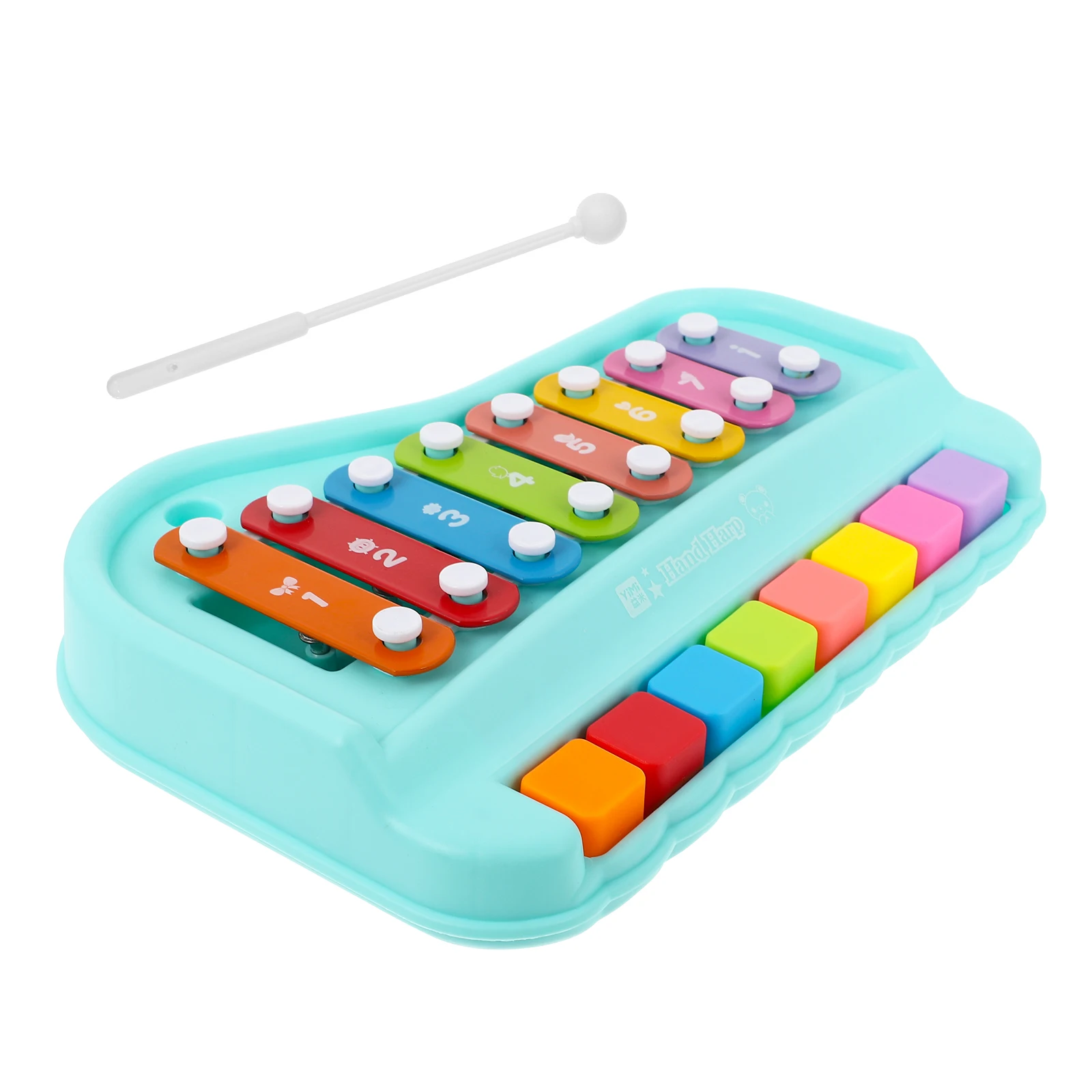 Xylophone Instrument Kids Percussion Toys 8 Scales Colorful Keys Baby Educational Musical Instruments For Children