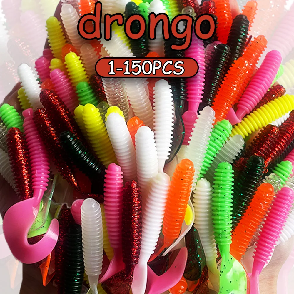 50/100/150 leurres artificiels en silicone pour la pêche – leurres nageurs, wobblers, crankbaits