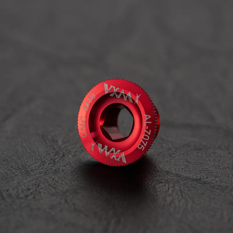 VXM MTB Bike M18 M19 M20 Cranks Screw CNC 7075 Aluminum Alloy Crankset Cover Cycling Parts For Shimano Bolt Cap