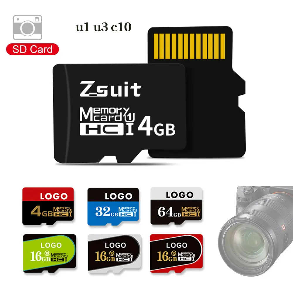 Hoge-Volume Tf/Sd-kaart 128Gb 256Gb Sd-geheugenkaarten Flash V10 Micro Sdxc U3A1 Microsd kaarten Placa De Video Voor Telefoon Drone Camera